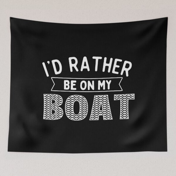 Item preview, I'D Rather Be On My Boat - Boating Boat Captain Motorboating designed and sold by BrandyMegan.