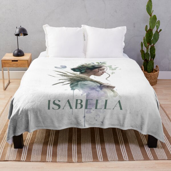 Item preview, Isabella Virgo Zodiac Maiden with Wheat Watercolor designed and sold by AlexLineArt.