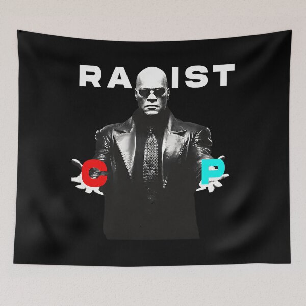Item preview, R.A.C.I.S.T Unisex Red Or Blue P.I.L.L Morpheus  designed and sold by WizKyDesign.