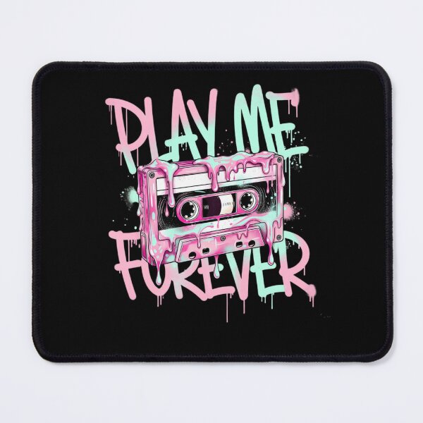 Item preview, Play Me Forever – Retro Cassette Tape Dripping Pastel designed and sold by WeranovDesign.