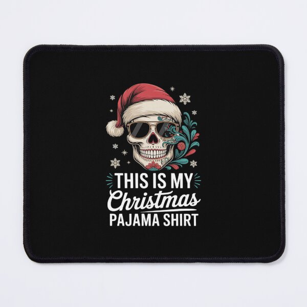 Item preview, Day of The Dead Sugar Skull Xmas This Is My Christmas Pajama designed and sold by dainegilbert.