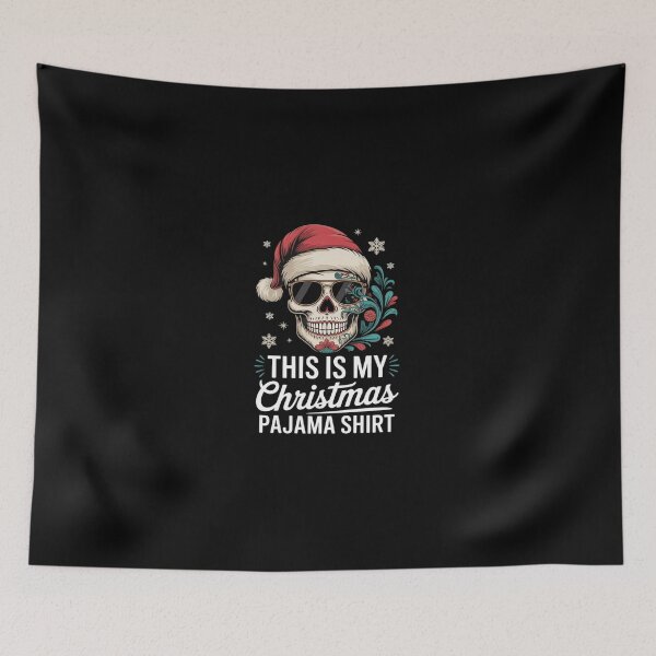 Item preview, Day of The Dead Sugar Skull Xmas This Is My Christmas Pajama  designed and sold by dainegilbert.