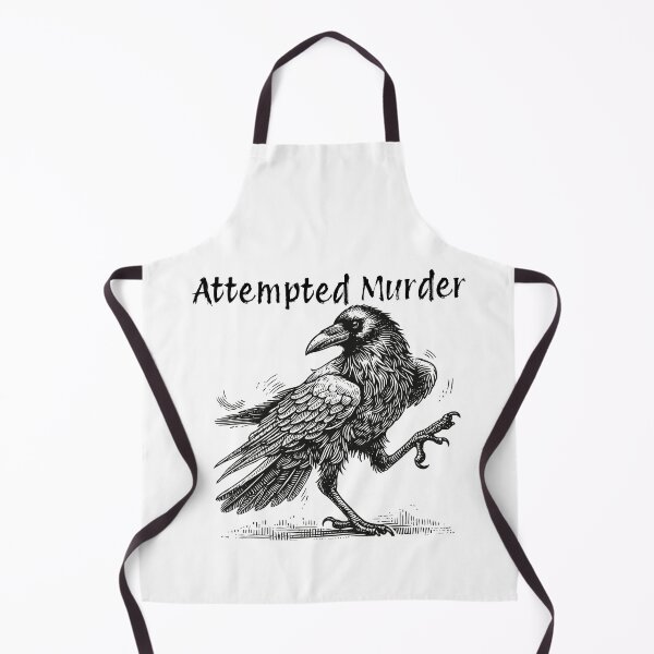 Item preview, Attempted Murder Shirt – Funny Crow Pun Tee – Murder of Crows Humor Design designed and sold by Printsouf.