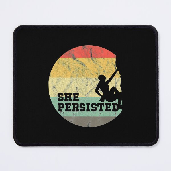 Item preview, Rock Climbing She Persisted Rock Climber designed and sold by RuthSheila.