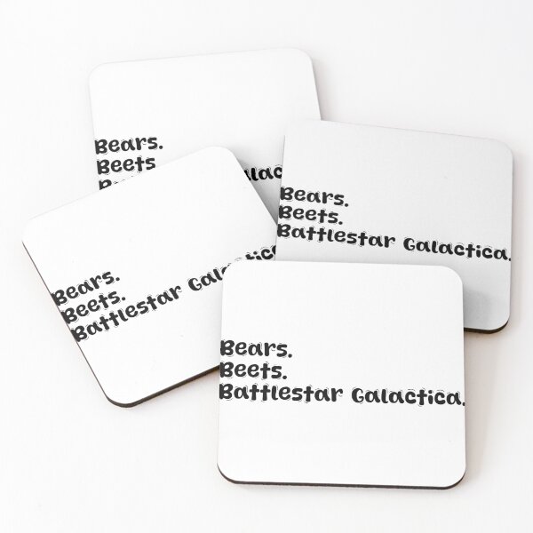 Item preview, Bears. Beets. Battlestar Galactica – Office Quote Design designed and sold by brucebeourhero.