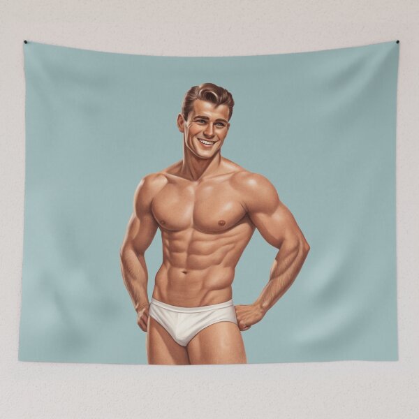 Item preview, Classic Charm: A Mid-Century Pin-Up of Confidence designed and sold by gayishdesign.