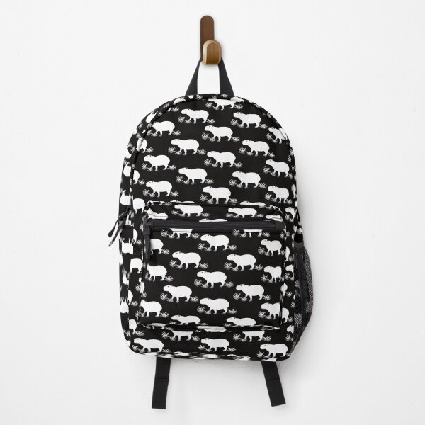 Item preview, Capybara Black and White designed and sold by Indra's Net.