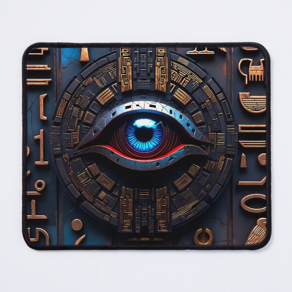 Item preview, Cyberpunk Egyptian Hieroglyphics, symmetrical textures (image size 8320x12480) designed and sold by Digital-Davinci.