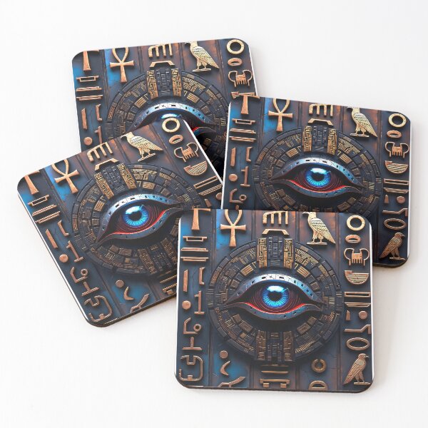 Item preview, Cyberpunk Egyptian Hieroglyphics, symmetrical textures (image size 8320x12480) designed and sold by Digital-Davinci.