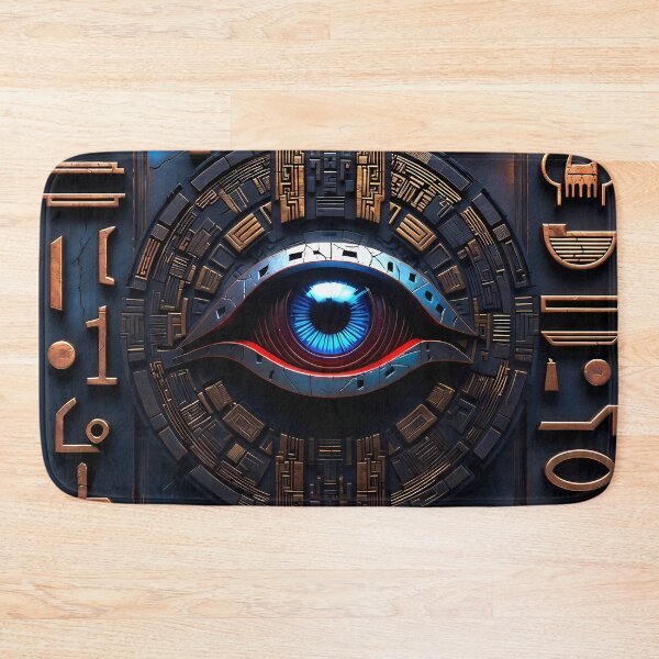 Item preview, Cyberpunk Egyptian Hieroglyphics, symmetrical textures (image size 8320x12480) designed and sold by Digital-Davinci.