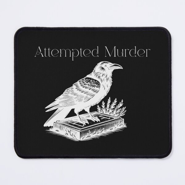 Item preview, Attempted Murder Shirt – Funny Crow Pun Tee – Murder of Crows Humor Design designed and sold by Printsouf.