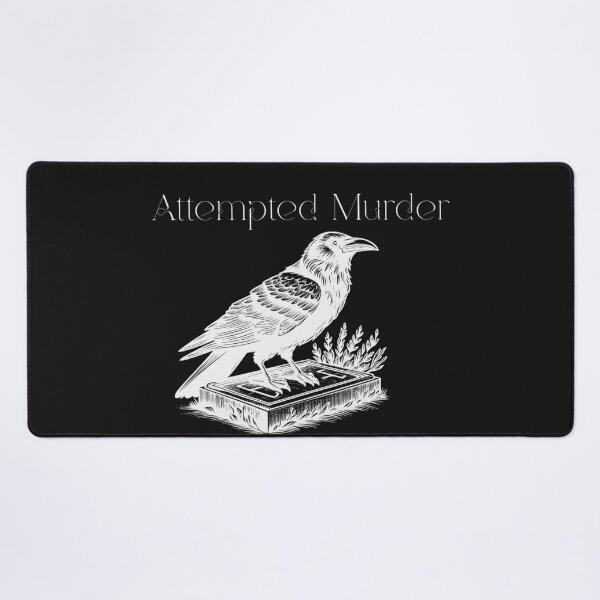 Item preview, Attempted Murder Shirt – Funny Crow Pun Tee – Murder of Crows Humor Design designed and sold by Printsouf.