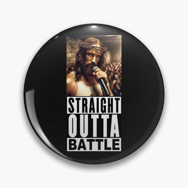 Item preview, Jesus Straight Outta Rap Battle; designed and sold by StickerApe.