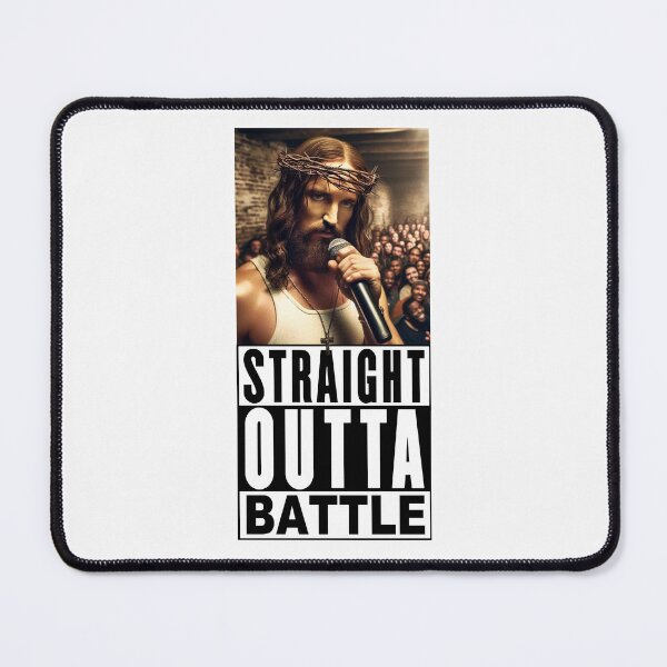 Item preview, Jesus Straight Outta Rap Battle; designed and sold by StickerApe.