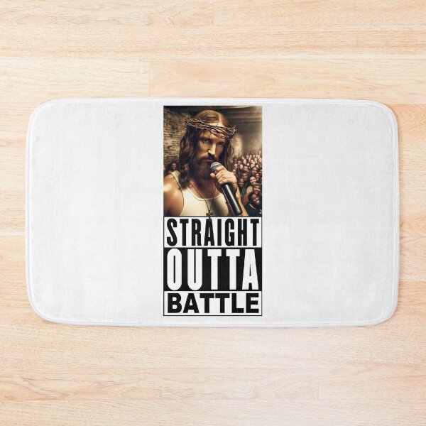 Item preview, Jesus Straight Outta Rap Battle; designed and sold by StickerApe.