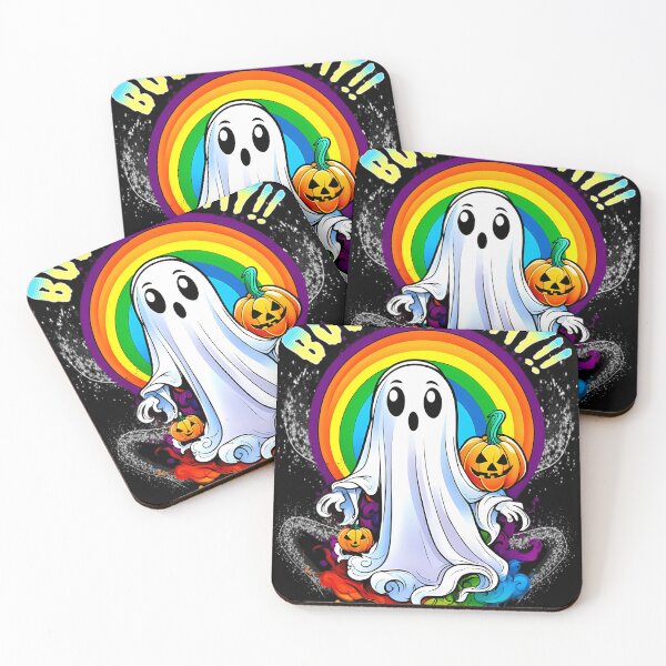 Item preview, Boo-I'M-Gay-Funny-Rainbow-Ghost-Pride-T-Shirt-(1) designed and sold by PascalBrandt.