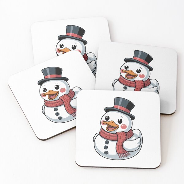 Item preview, Cute Snowman Rubber Duck Illustration designed and sold by MonkiFlipp.
