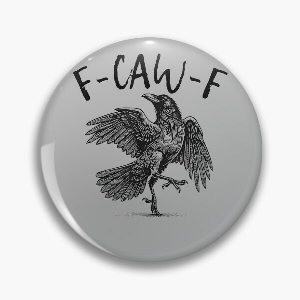 Item preview, Black Crow, F-Caw-F Funny Black Bird moon Gothic Adult Humor designed and sold by mjohnson9.