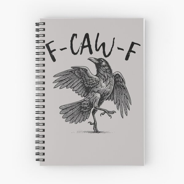 Item preview, Black Crow, F-Caw-F Funny Black Bird moon Gothic Adult Humor designed and sold by mjohnson9.