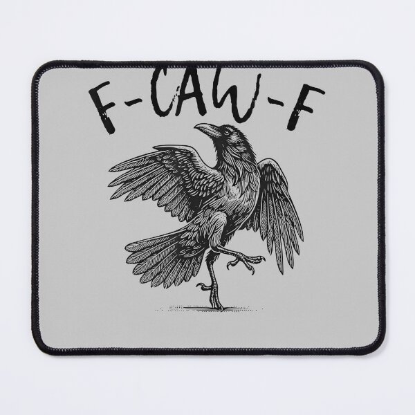 Item preview, Black Crow, F-Caw-F Funny Black Bird moon Gothic Adult Humor designed and sold by mjohnson9.