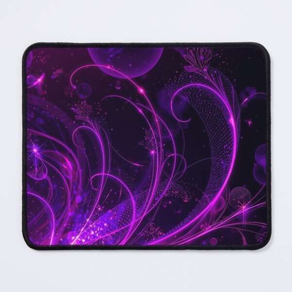 Item preview, Neon Whirl – Vibrant Purple & Pink Abstract Digital Art with Glowing Spirals designed and sold by PixelVibe782.