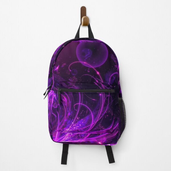Item preview, Neon Whirl – Vibrant Purple & Pink Abstract Digital Art with Glowing Spirals designed and sold by PixelVibe782.