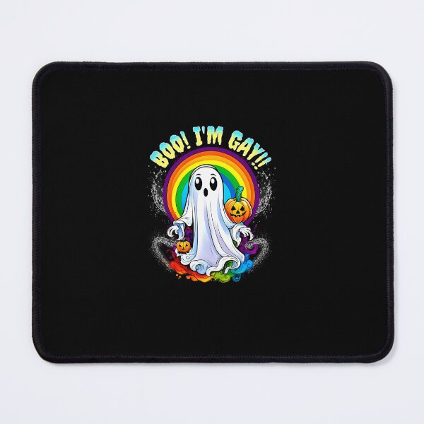 Item preview, Boo-I'M-Gay-Funny-Rainbow-Ghost-Pride-T-Shirt-(1) designed and sold by SebaAltergot.