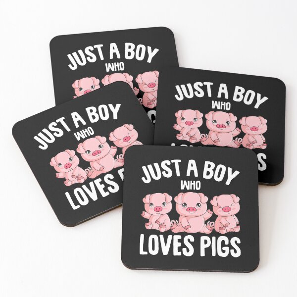 Item preview, Just A Boy Who Loves Pigs Kids Boys designed and sold by SheilaAnjelica.
