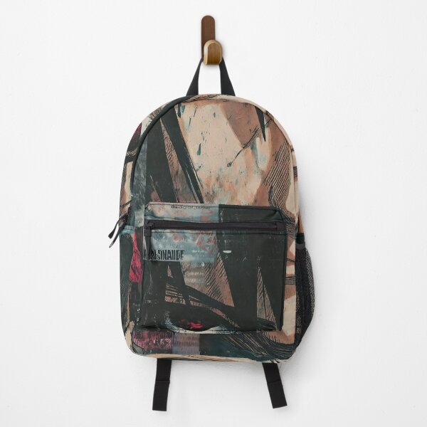 Item preview, Dark Intense Anime Portrait – Gritty Collage Illustration designed and sold by Dyan4.