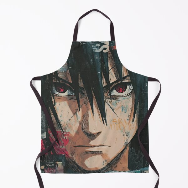 Item preview, Dark Intense Anime Portrait – Gritty Collage Illustration designed and sold by Dyan4.