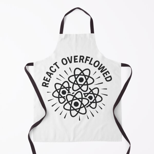 Item preview, React Overflowed – Atomic Component Chaos Badge designed and sold by techy-rrr.
