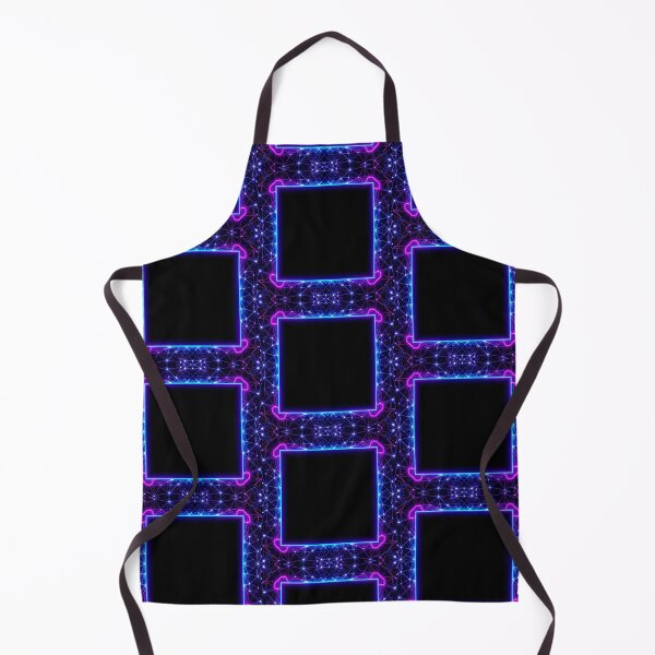 Item preview, Neon Tech Frame – Futuristic Glowing Geometric Digital Border designed and sold by PixelVibe782.