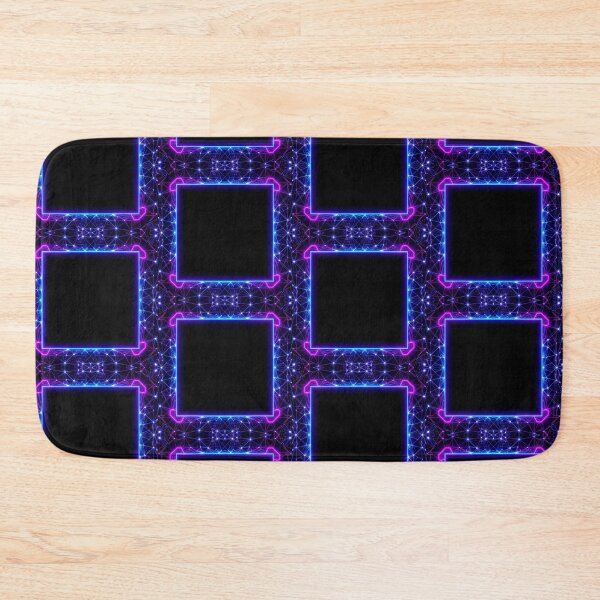 Item preview, Neon Tech Frame – Futuristic Glowing Geometric Digital Border designed and sold by PixelVibe782.