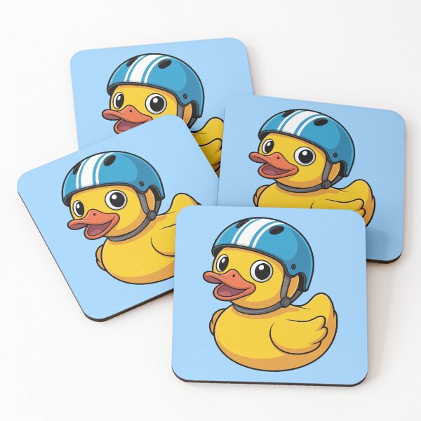 Item preview, Skater Helmet Rubber Duck designed and sold by MonkiFlipp.