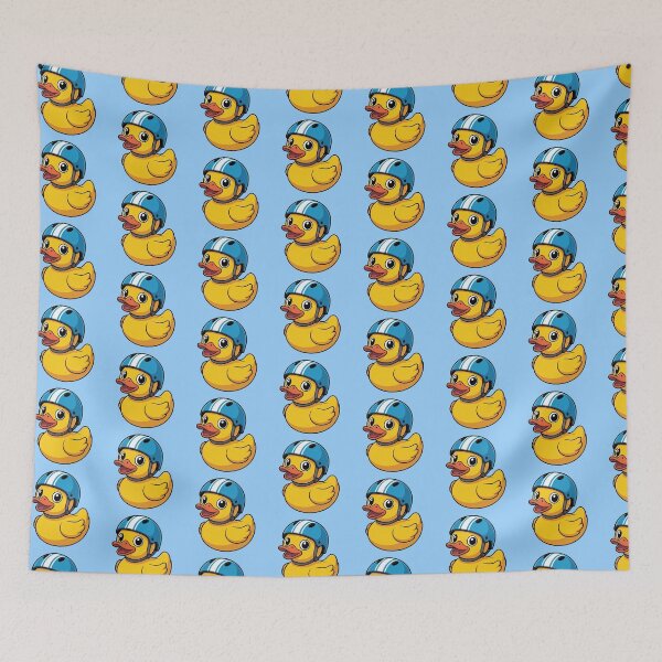Item preview, Skater Helmet Rubber Duck designed and sold by MonkiFlipp.