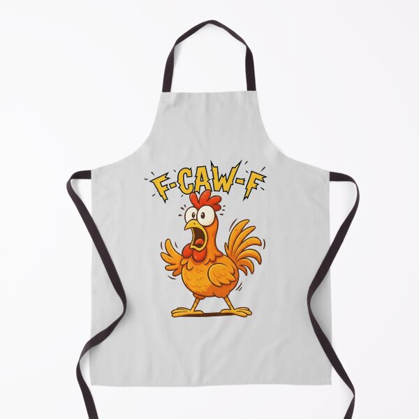 Item preview, F-CAW-F! Funny Screaming Chicken Cartoon Meme designed and sold by THE-DAILY-DRIPS.