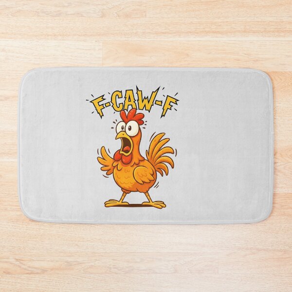 Item preview, F-CAW-F! Funny Screaming Chicken Cartoon Meme designed and sold by THE-DAILY-DRIPS.