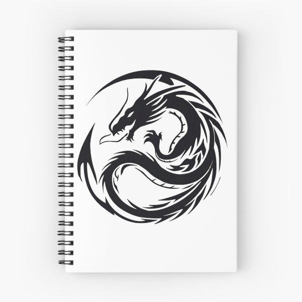 Item preview, Dark Serpent Dragon Seal – Mystical Tribal Design designed and sold by Nuve-ra.