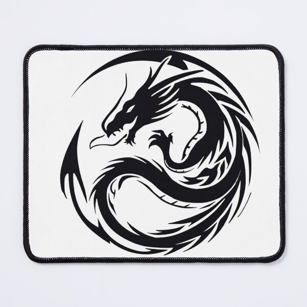 Item preview, Dark Serpent Dragon Seal – Mystical Tribal Design designed and sold by Nuve-ra.