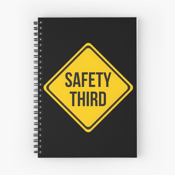 Item preview, Safety Third Road Sign Joke designed and sold by RheihneimDosta.