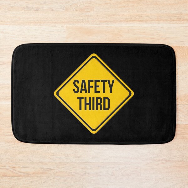 Item preview, Safety Third Road Sign Joke designed and sold by RheihneimDosta.