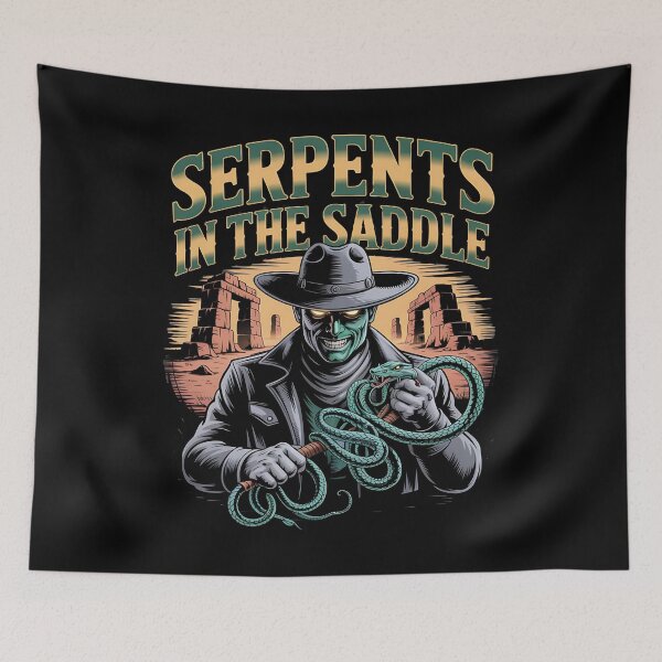 Item preview, gothic western - victorian steampunk - mechanical cowboy - clockwork outlaw - gears and guns - plague train - ghost train - haunted desert - occult western - skeletal cowboy designed and sold by JansenGS.