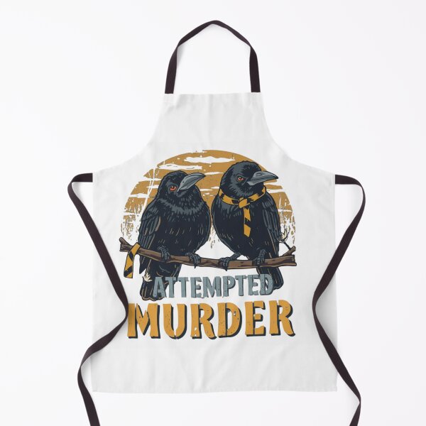 Item preview, Attempted Murder Shirt – Funny Crow Pun Tee – Murder of Crows Humor Design designed and sold by Printsouf.
