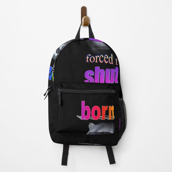 Item preview, Born-To-Yap-Forced-To-Shut-Up-Raccoon-Word-Art designed and sold by NiclasLucke.