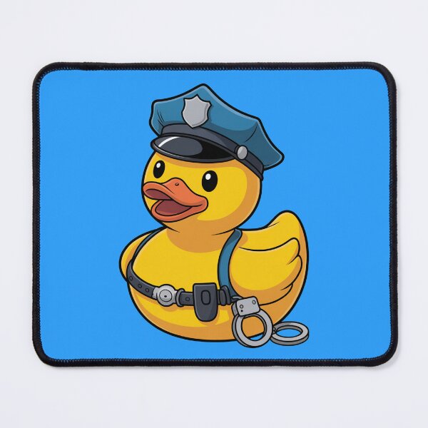Item preview, Cute Police Rubber Duck Illustration designed and sold by MonkiFlipp.
