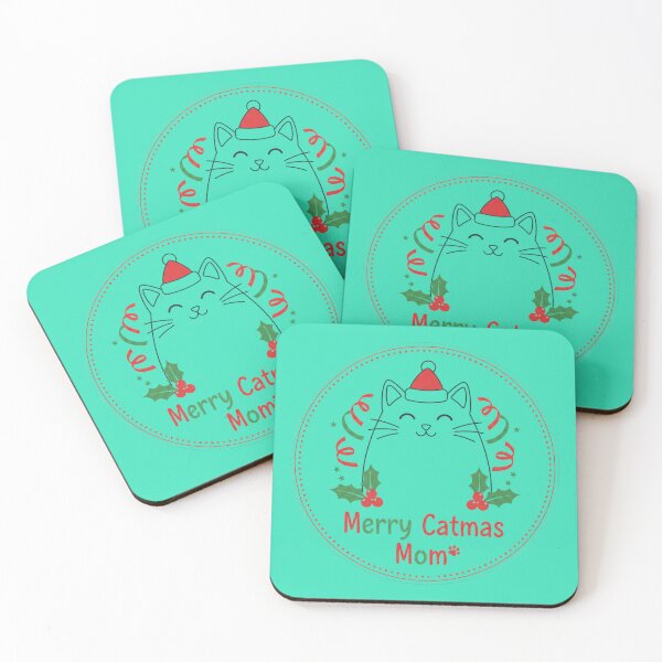 Item preview, Merry Catmas- Cute Christmas Cat designed and sold by KingdomDesigns2.