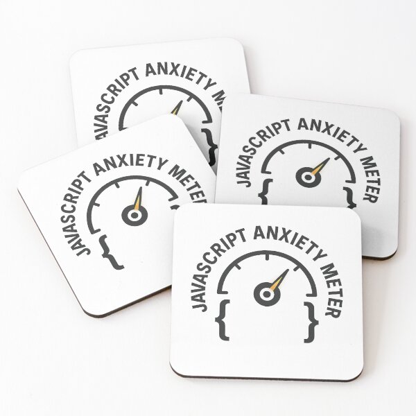 Item preview, JavaScript Anxiety Meter – Debug Pulse Badge designed and sold by techy-rrr.