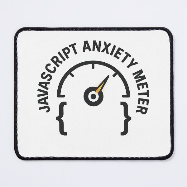 Item preview, JavaScript Anxiety Meter – Debug Pulse Badge designed and sold by techy-rrr.