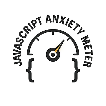 Artwork thumbnail, JavaScript Anxiety Meter – Debug Pulse Badge by techy-rrr