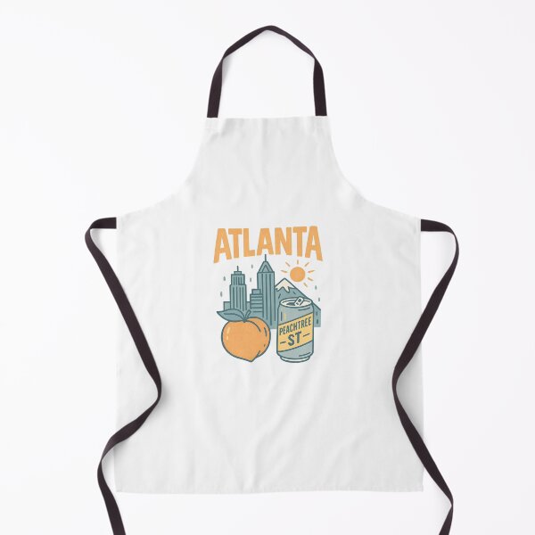 Item preview, Vintage Atlanta Georgia Travel Sticker – Retro City Skyline Art designed and sold by Suzy Perez Art.